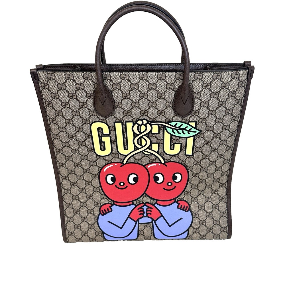 Preloved Gucci X Pablo Delcielo‎ GG Supreme Tote Bag Marilyn Monroe Poetry